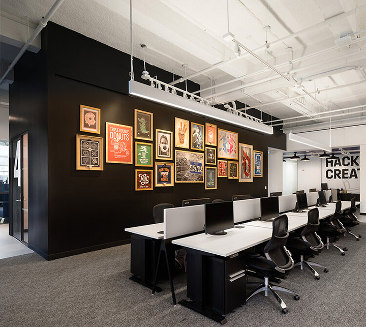 老廠房改辦公  Adidas紐約辦公樓公區裝修設計方案 老廠房改辦公  Adidas紐約辦公樓公區裝修設計方案