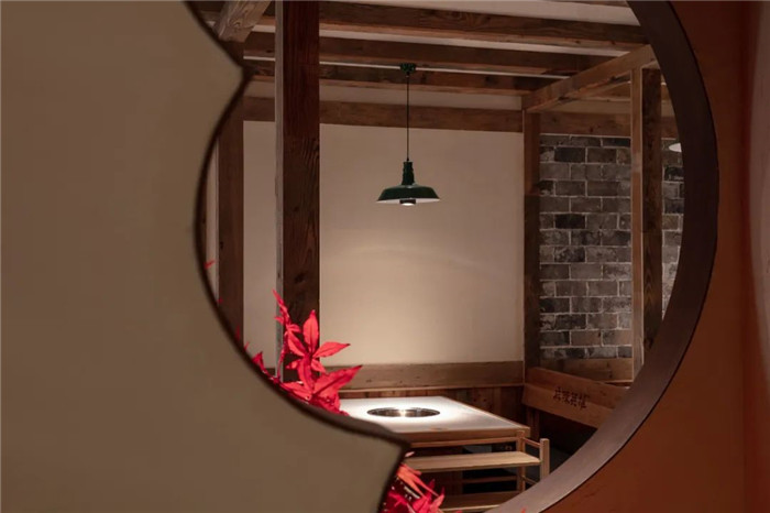 中式連鎖火鍋店裝修   麻辣英雄火鍋店隔斷裝修設計方案 中式連鎖火鍋店裝修   麻辣英雄火鍋店隔斷裝修設計方案