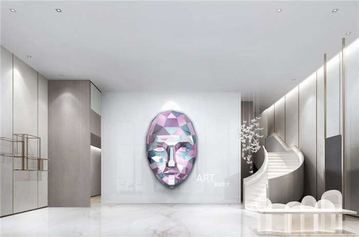 醫美藝術   北京塑研醫美整形機構接待大廳裝修設計方案 醫美藝術   北京塑研醫美整形機構接待大廳裝修設計方案