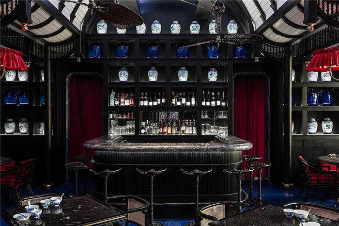 鄭州裝修公司推薦中情西韻得云茶樓裝修設計方案