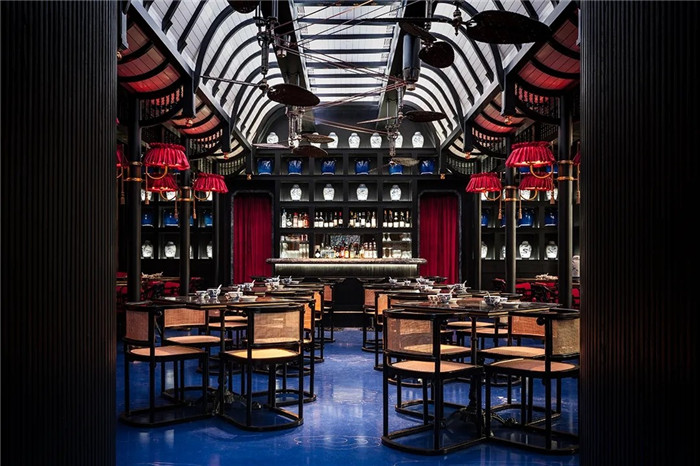 鄭州裝修公司推薦中情西韻得云茶樓裝修設計方案