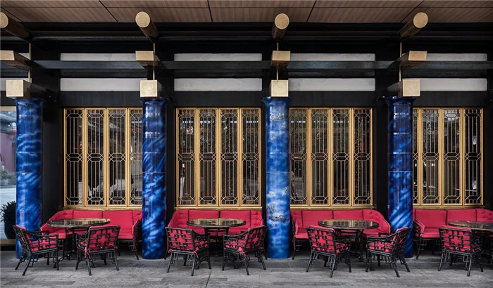 鄭州裝修公司推薦中情西韻得云茶樓裝修設計實景圖
