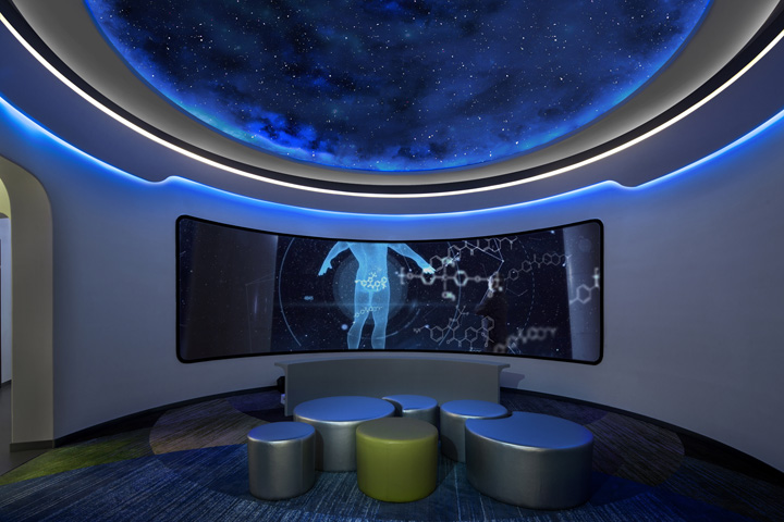 高科技生物公司辦公&多媒體展廳裝修設計實景圖 高科技生物公司辦公&多媒體展廳裝修設計實景圖