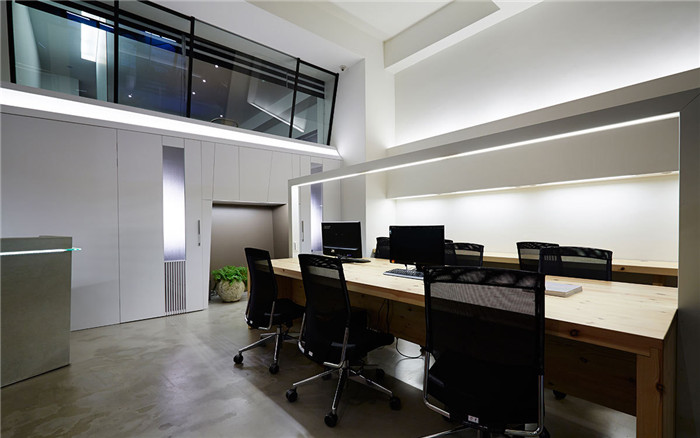 100平LOFT極簡風辦公室裝修改造辦公區設計方案