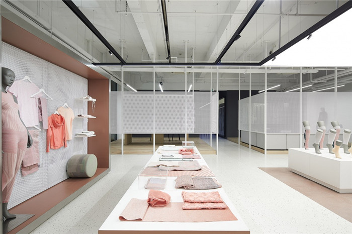 宏鈺堂展廳裝修公司推薦圣東尼紡織材料展廳裝修設計圖 宏鈺堂展廳裝修公司推薦圣東尼紡織材料展廳裝修設計圖