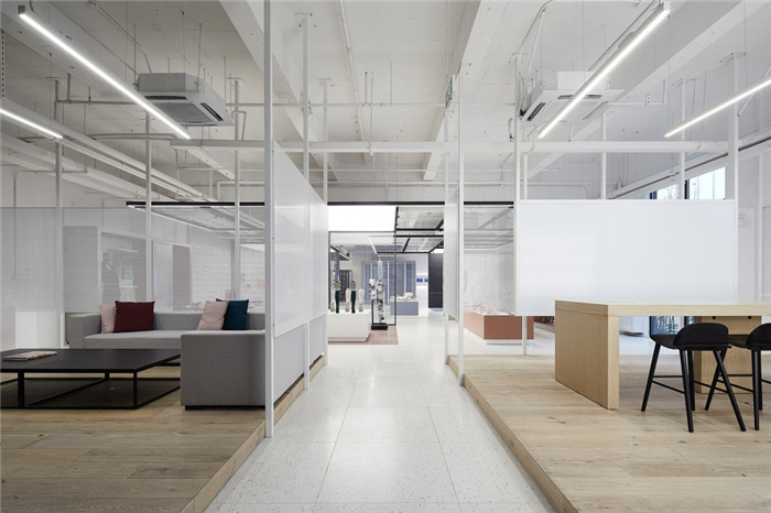 宏鈺堂展廳裝修公司推薦圣東尼紡織材料展廳休閑區裝修設計方案 宏鈺堂展廳裝修公司推薦圣東尼紡織材料展廳休閑區裝修設計方案