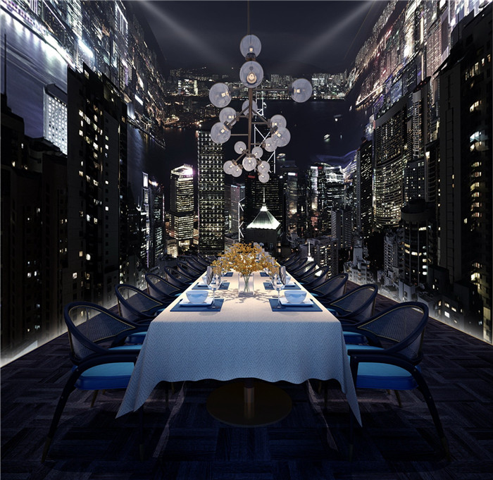 5D全沉浸式餐廳設計 溫哥華全聚德北京烤鴨店包房裝修設計方案 5D全沉浸式餐廳設計 溫哥華全聚德北京烤鴨店包房裝修設計方案