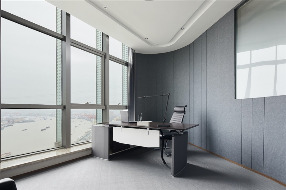 物流公司共享理念現代時尚總經理辦公室裝修設計方案