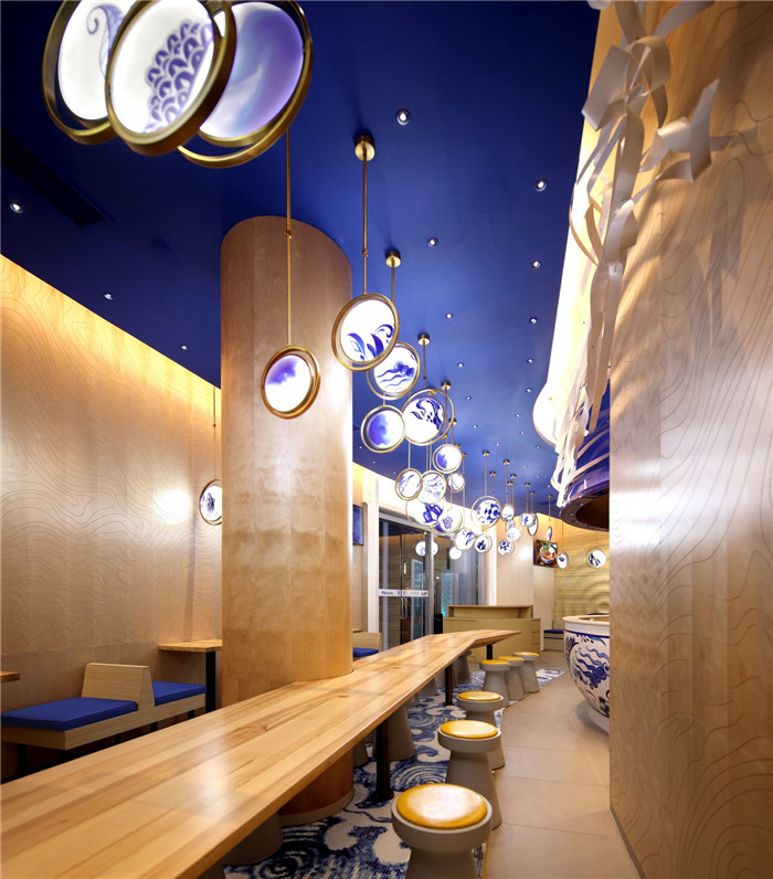 時尚新潮的西部馬華拉面館裝修設計案例實景圖 時尚新潮的西部馬華拉面館裝修設計案例實景圖