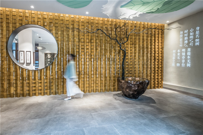 鄭州中餐廳裝修公司推薦福順齋中餐廳入口裝修設計方案 鄭州中餐廳裝修公司推薦福順齋中餐廳入口裝修設計方案