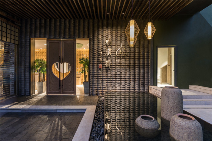 鄭州中餐廳裝修公司推薦福順齋中餐廳入口裝修設計方案 鄭州中餐廳裝修公司推薦福順齋中餐廳入口裝修設計方案