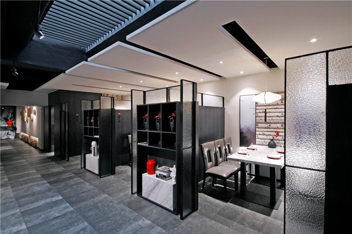 鄭州新中式水墨風中餐廳裝修設計案例 鄭州新中式水墨風中餐廳裝修設計案例