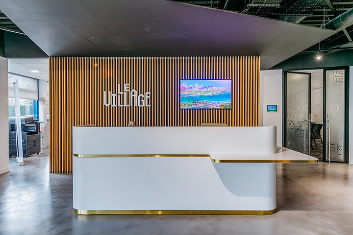 1000平開放多元化Le Village聯合辦公前臺裝修設計方案 1000平開放多元化Le Village聯合辦公前臺裝修設計方案