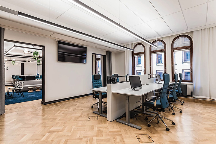 時尚優雅的Vainu軟件公司辦公室辦公區改造設計裝修方案 時尚優雅的Vainu軟件公司辦公室辦公區改造設計裝修方案