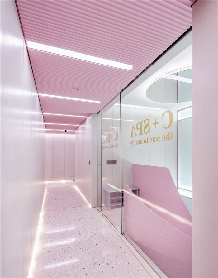 鄭州醫美裝修公司推薦C+SPA美容美體中心走廊裝修設計圖 鄭州醫美裝修公司推薦C+SPA美容美體中心走廊裝修設計圖