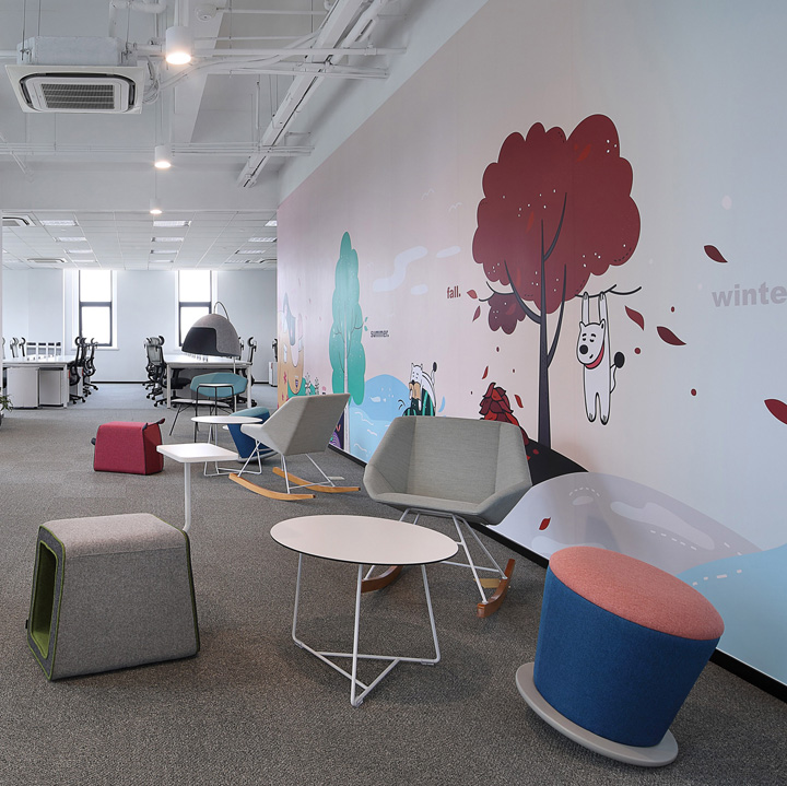 中國最大的在線理財教育機構辦公樓裝修設計方案 中國最大的在線理財教育機構辦公樓裝修設計方案