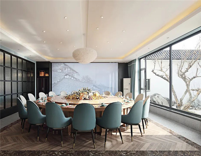 新中式現代混搭風連鎖川菜餐廳包房裝修設計方案 新中式現代混搭風連鎖川菜餐廳包房裝修設計方案