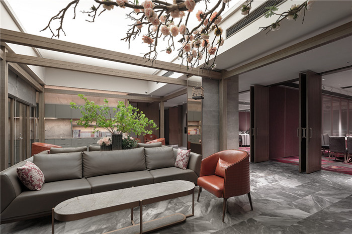 鄭州中餐廳裝修公司推薦江南韻味中餐廳景觀裝修方案 鄭州中餐廳裝修公司推薦江南韻味中餐廳景觀裝修方案