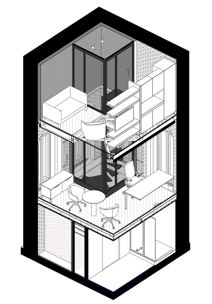 極致LOFT辦公室裝修   30平方辦公室裝修設(shè)計(jì)方案 極致LOFT辦公室裝修   30平方辦公室裝修設(shè)計(jì)方案