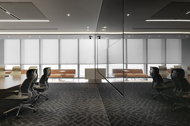 中西合璧混搭風輝瑞醫藥集團總部辦公室會議室裝修實景圖 中西合璧混搭風輝瑞醫藥集團總部辦公室會議室裝修實景圖