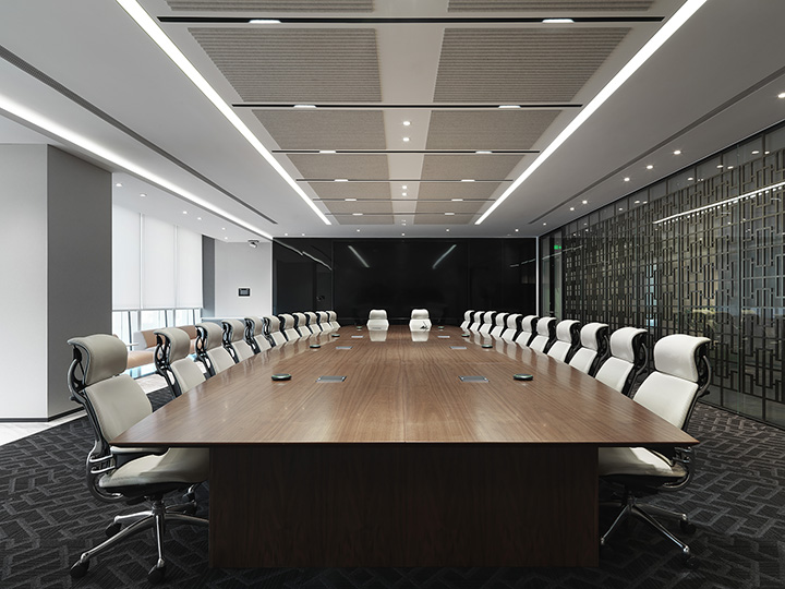 中西合璧混搭風輝瑞醫藥集團總部辦公室會議室裝修實景圖 中西合璧混搭風輝瑞醫藥集團總部辦公室會議室裝修實景圖