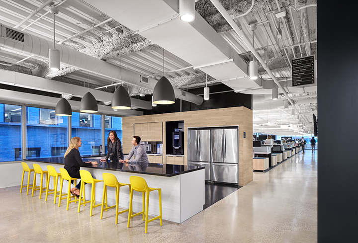 7000平在線招聘企業總部辦公樓水吧區裝修改造設計方案 7000平在線招聘企業總部辦公樓水吧區裝修改造設計方案