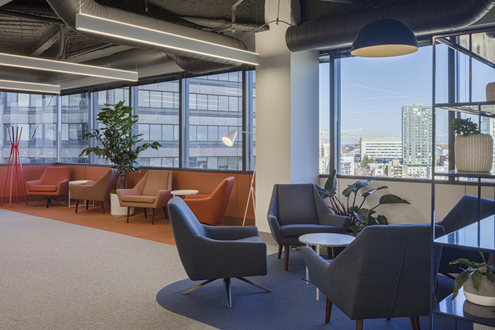 1200平時尚多彩醫療科技公司辦公室休閑區裝修設計案例 1200平時尚多彩醫療科技公司辦公室休閑區裝修設計案例