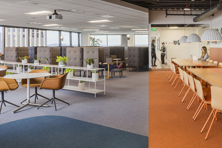 1200平時尚多彩醫療科技公司辦公室辦公區裝修設計案例 1200平時尚多彩醫療科技公司辦公室辦公區裝修設計案例