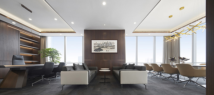 科技感很強(qiáng)的小米消費(fèi)金融公司總經(jīng)理辦公室裝修設(shè)計(jì)方案 科技感很強(qiáng)的小米消費(fèi)金融公司總經(jīng)理辦公室裝修設(shè)計(jì)方案