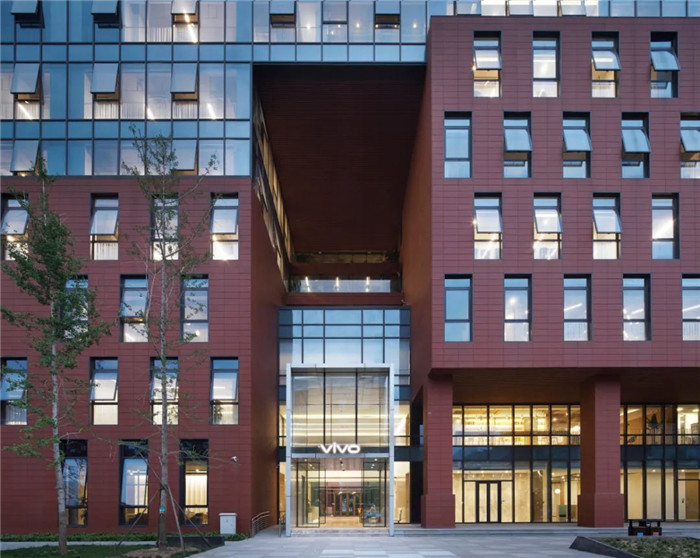 vivo手機北京研發中心獨棟辦公樓外觀裝修設計方案 vivo手機北京研發中心獨棟辦公樓外觀裝修設計方案