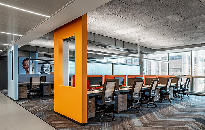 鄭州宏鈺堂推薦人才招聘公司時尚辦公室裝修設計方案 鄭州宏鈺堂推薦人才招聘公司時尚辦公室裝修設計方案