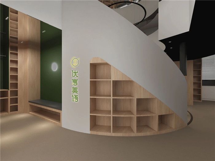 以光之名  趣味十足的少兒英語培訓機構裝修效果圖