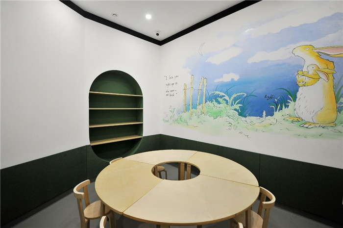 英語培訓教室裝修-以光之名  趣味十足的少兒英語培訓機構裝修效果圖