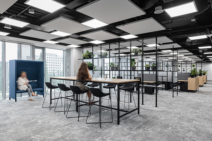 工業風辦公室裝修-靈活度極高的開放式制造公司辦公室裝修設計方案