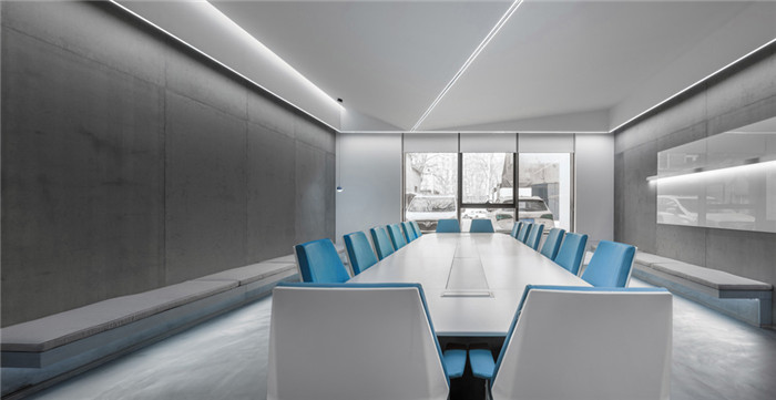 大會議室裝修設計-超藝術的國內(nèi)知名經(jīng)紀影視公司辦公樓裝修設計方案