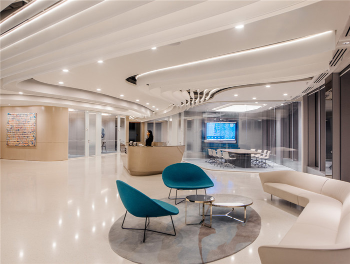 前臺休閑區設計-高大上的3500平高端律師事務所裝修設計方案 前臺休閑區設計-高大上的3500平高端律師事務所裝修設計方案