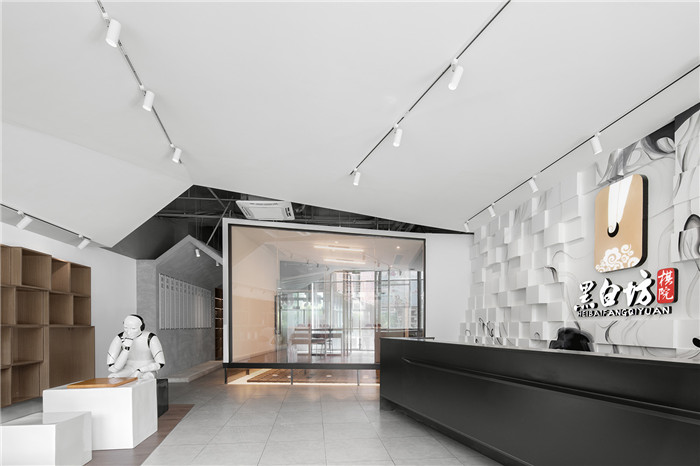 接待大廳設計-現代大氣的圍棋培訓學校裝修設計方案  傳播國粹文化