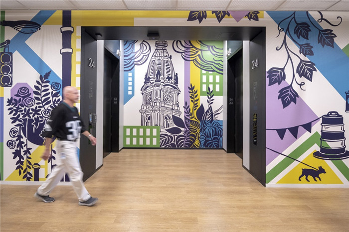 美國康卡斯特技術中心高端寫字樓裝修設計方案 美國康卡斯特技術中心高端寫字樓裝修設計方案