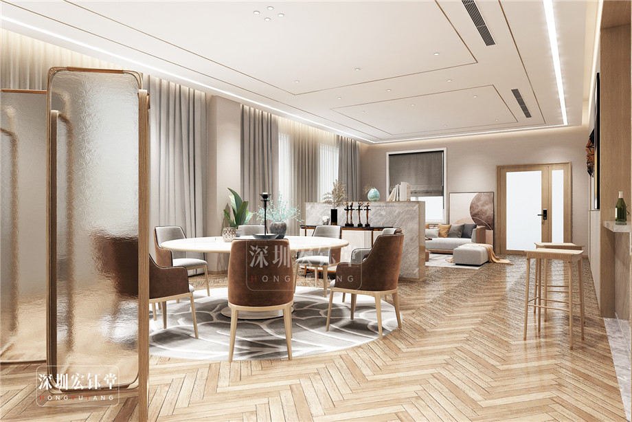 洽談區裝修設計-河南沃牛生物科技辦公樓裝修效果圖